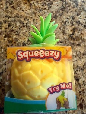 Pineapple Soft Squishy Toy - Yellow & Green